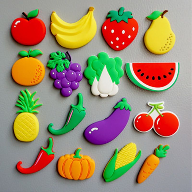 Fruits Vegetable Fridge Magnet 3d Cartoon Refrigerator Magnets
