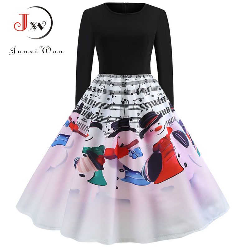 snowman christmas dress