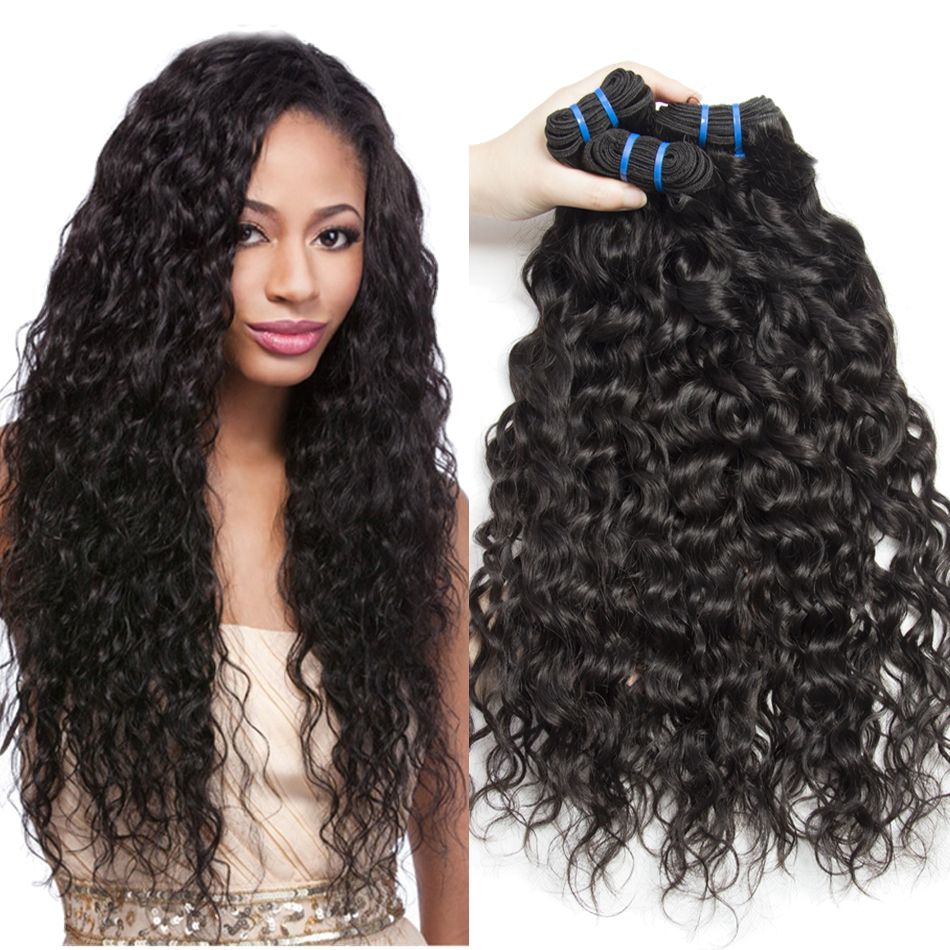 Mink Brazilian Water Wave Wet And Wavy Human Hair Bundles