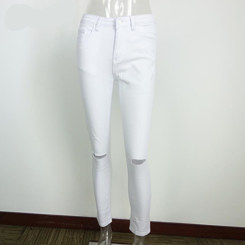 womens white denim jeggings