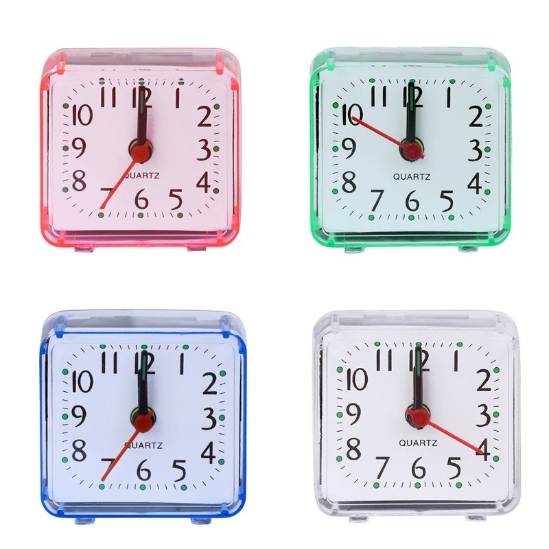 Details about   Well Square Trip Bed Compact Travel Quartz Beep Alarm Clock Mini Portable Table