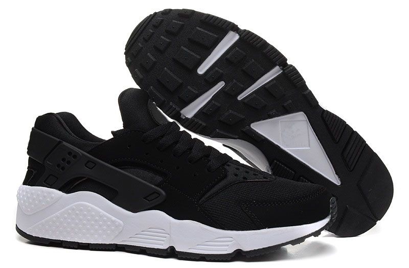 nike huarache blanco y negro