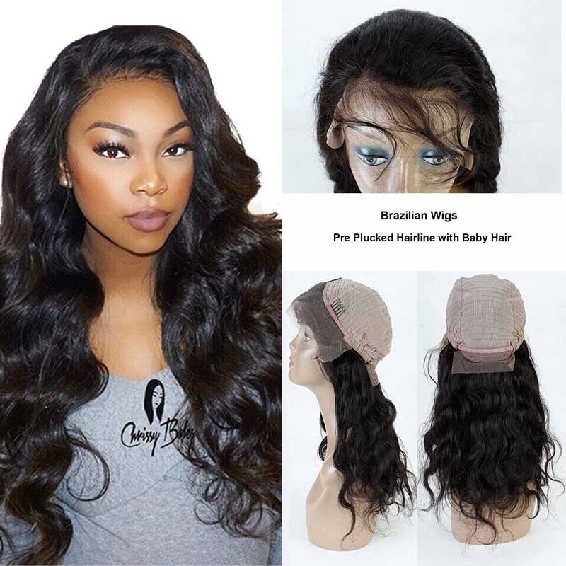 human hair lace front wigs with baby hairline