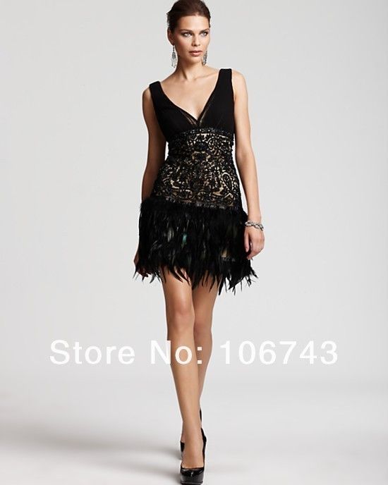 sue wong beaded cocktail dress