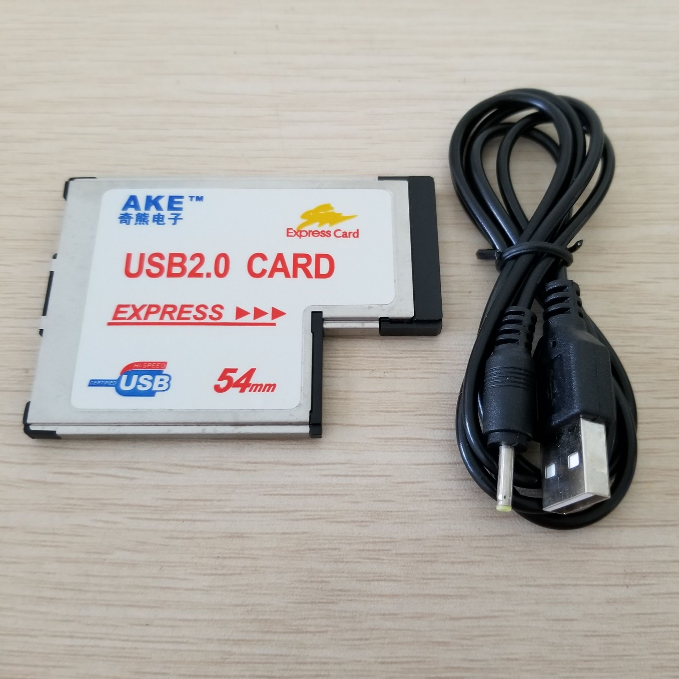 Express Card To USB 2.0 NEC Chip Built In Short Card 54mm T Type From Ssupplier, 7.04