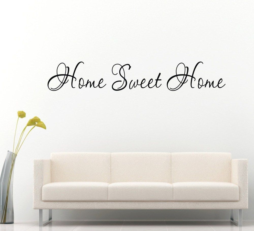 Compre Letras Inglesas Hogar Dulce Hogar Etiqueta De La Pared Para