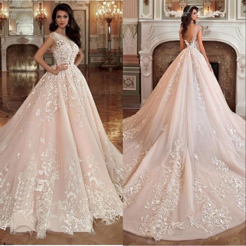 blush dresses for wedding