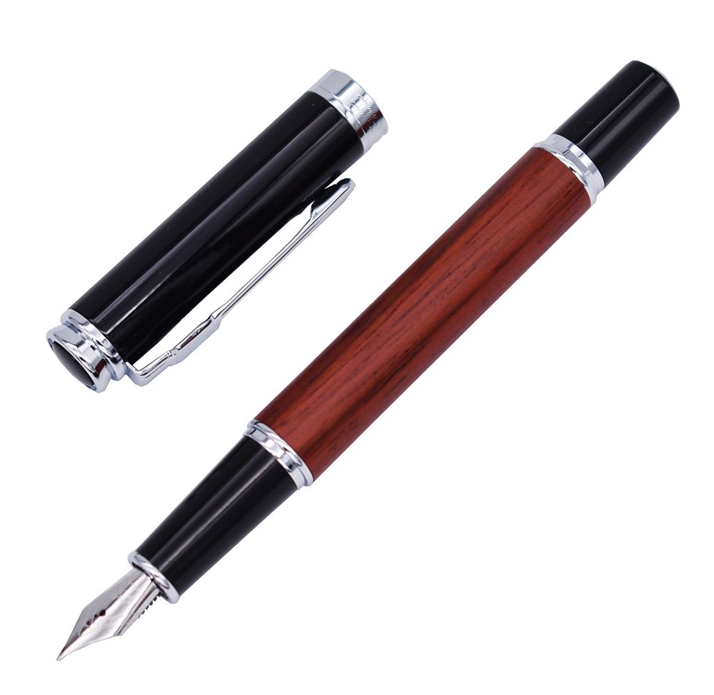 Jinhao Vintage Fountain Pen with Dragon Clip F Nib Signature Business Gift Pen