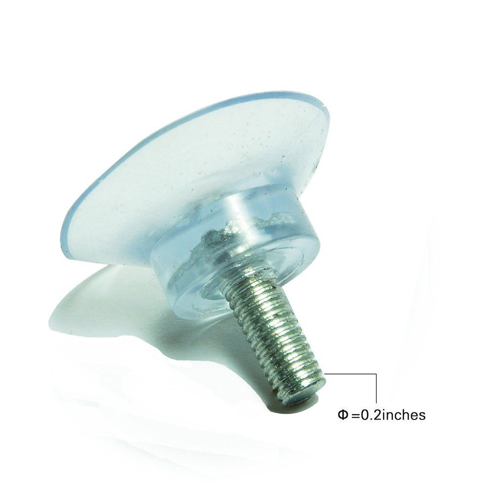 Repuestos de goma con ventosas fuertes para tapas de mesa vidrio, con M6 110pcs