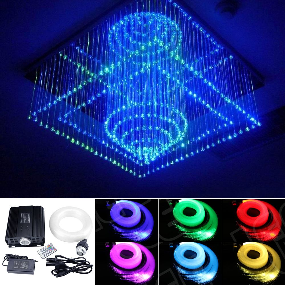 2019 New Dmx Colorful Fiber Optic Star Light Ceiling Kit Light 0 75mm 1mm 1 5mm 2mm 4m 45w Rgb Led Light Engine 28key Remote From Dison1988