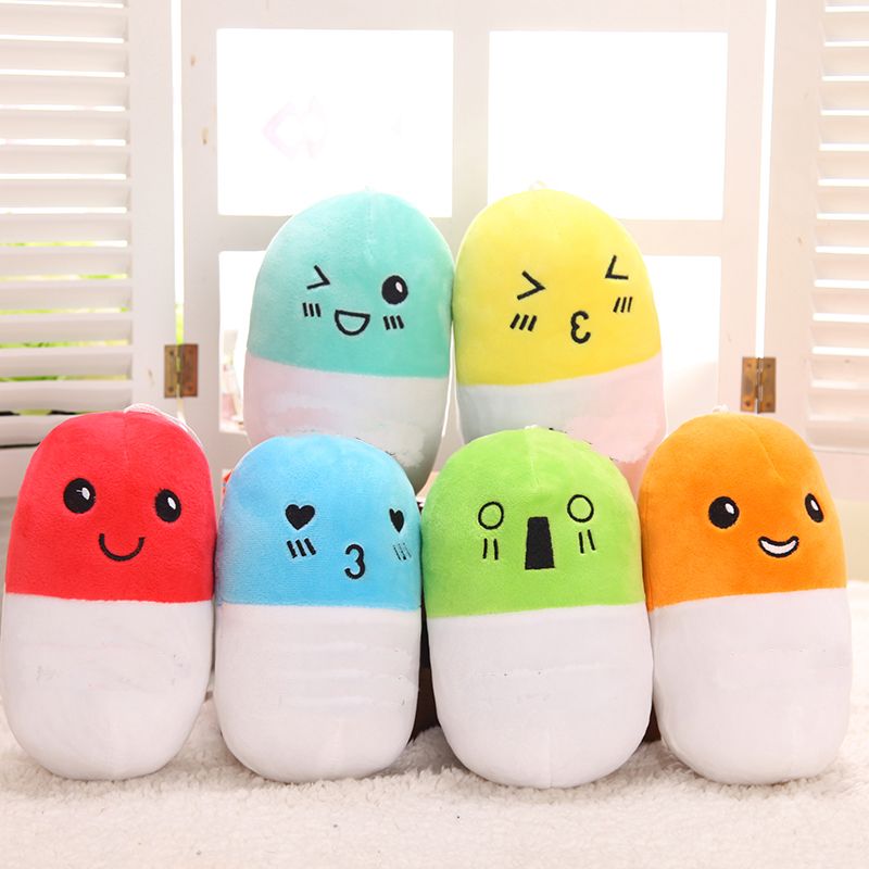 pill shaped toys