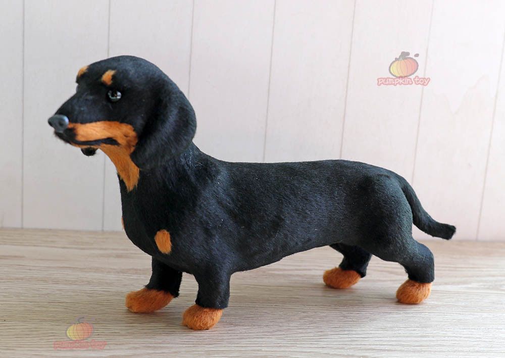 stuffed weenie dog