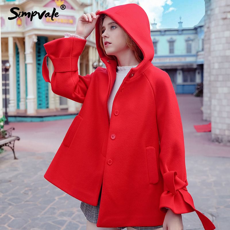 casaco feminino inverno vermelho