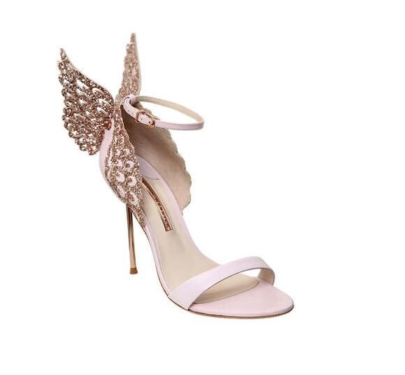 pink designer heels