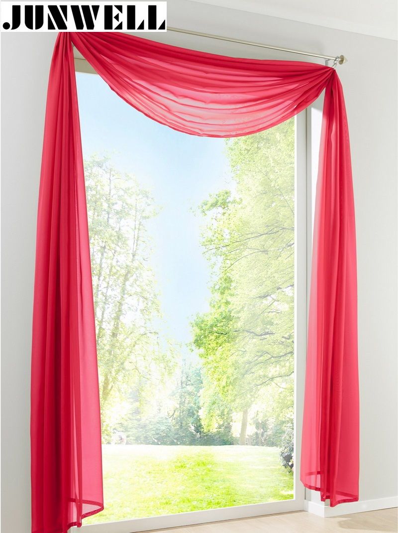 scarf curtains for living room