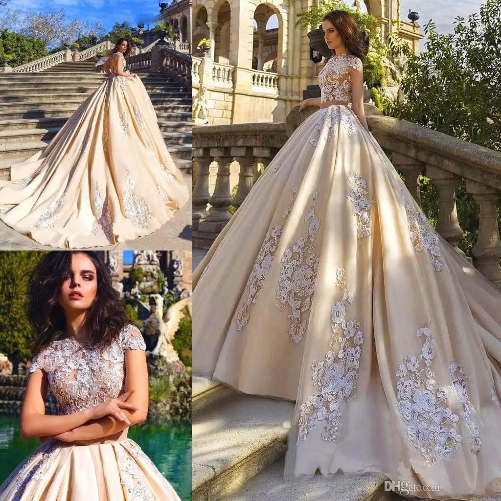 vestido de casamento champanhe