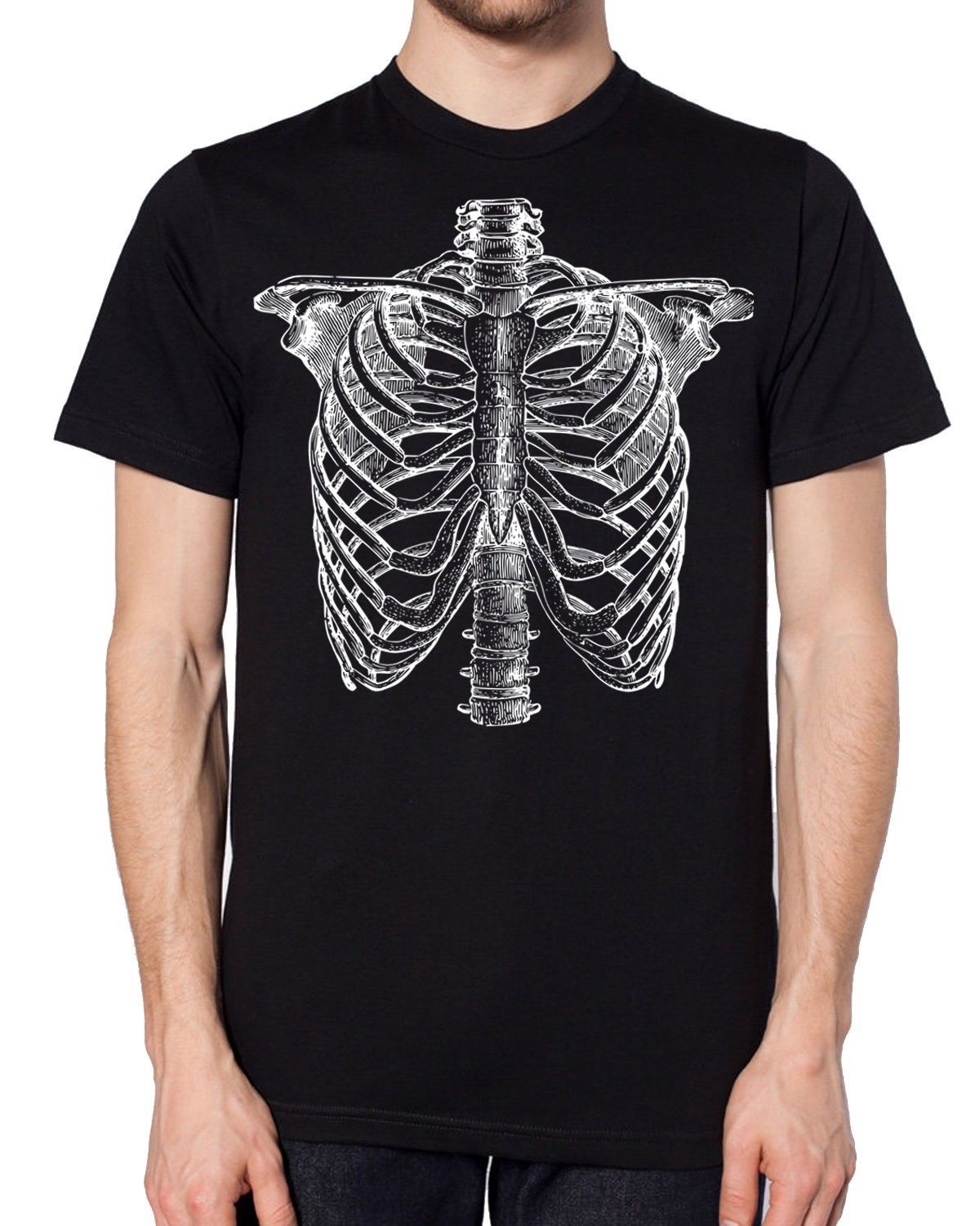Detailed Skeleton Black Halloween T Shirt Candy Skull Cheap Costume Ideas Easy Cool Casual Pride T Shirt Men Unisex New Tshirt Coolest Tees Awesome Tee Shirt From Purezony 24 2 Dhgate Com