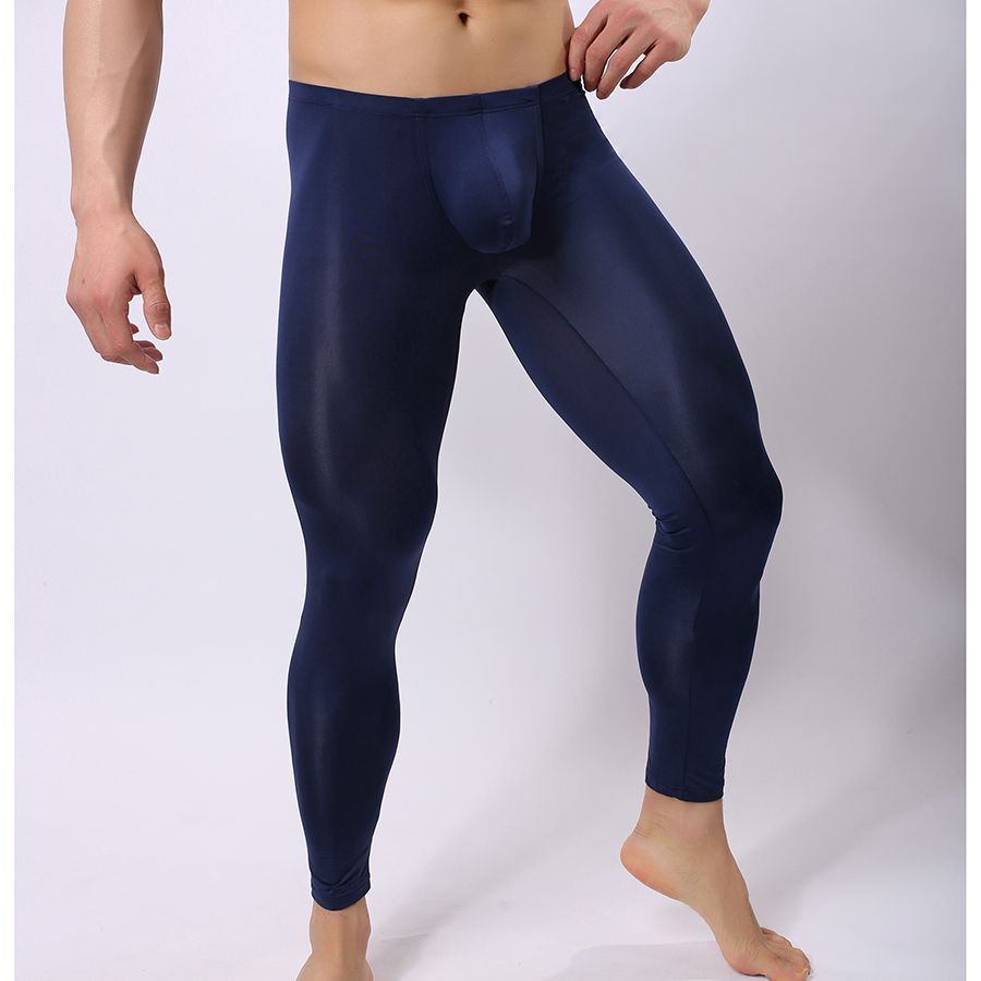 Man Sexy Nylon Transparent Pajama Pants 
