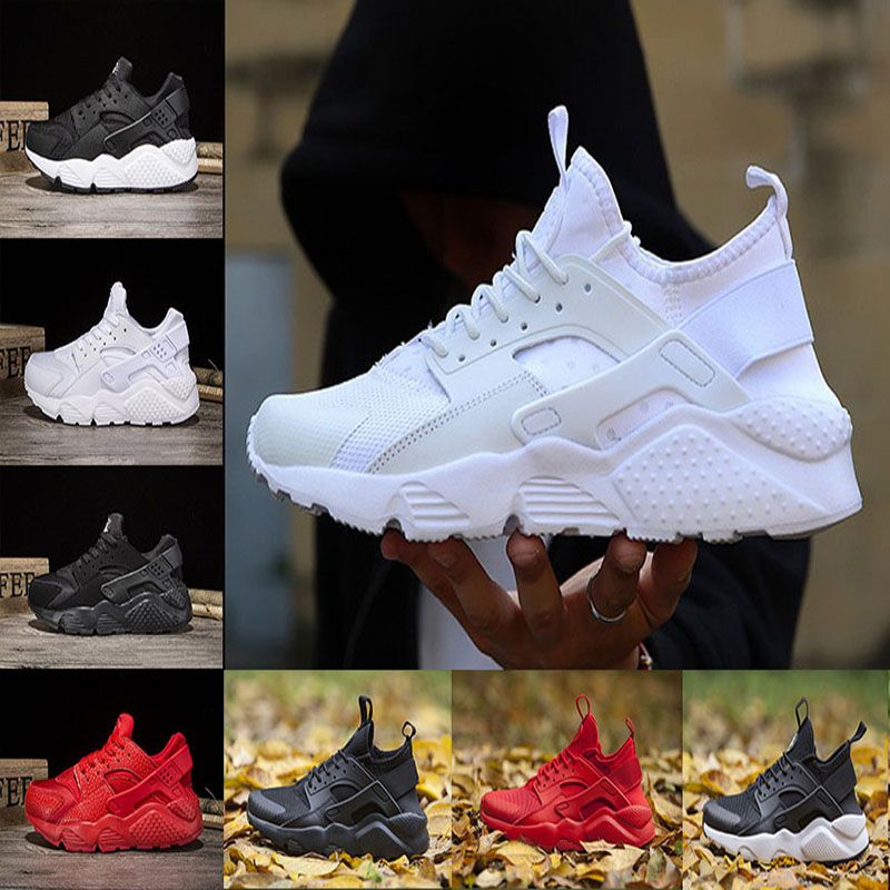 nike huarache blanco con rojo