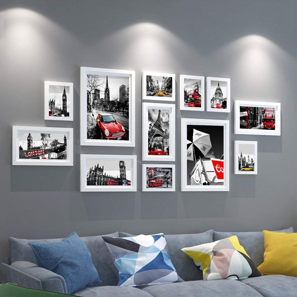 12 Photo Frame Wall Gallery Kit Includes Set Frames Perfect Home And Decorations
