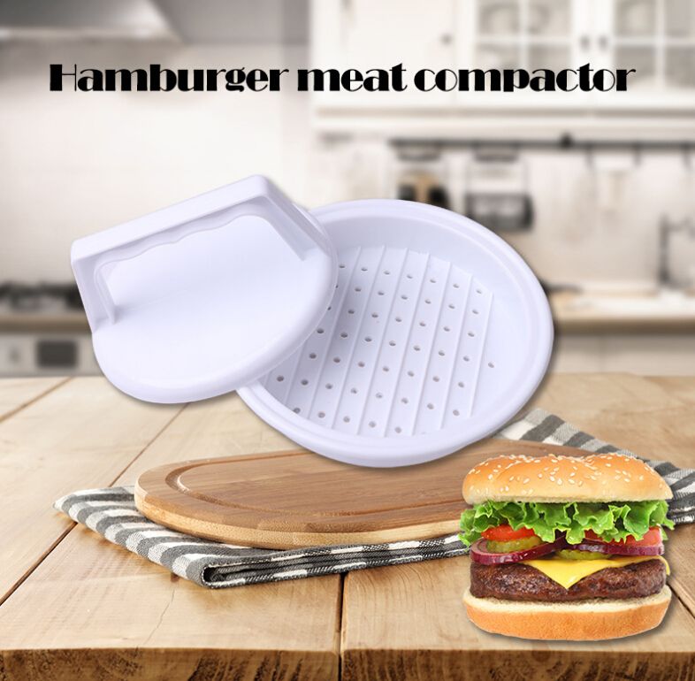 Multifunction Plastic Hamburger Mold Pressure Press Burger Making Tools#^