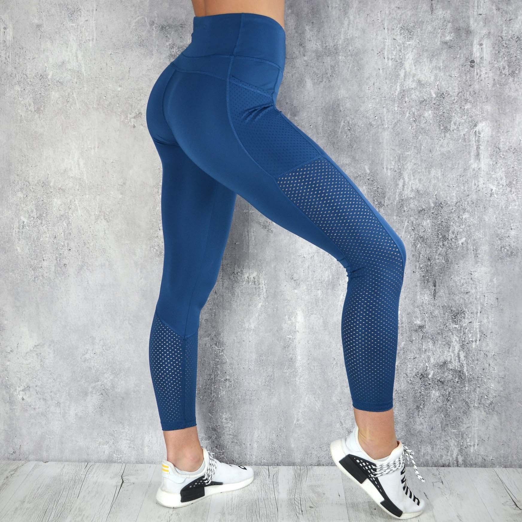 Womens Soft Stretch High Waisted Leggings Long Workout Yoga Pant Fitness Trouser