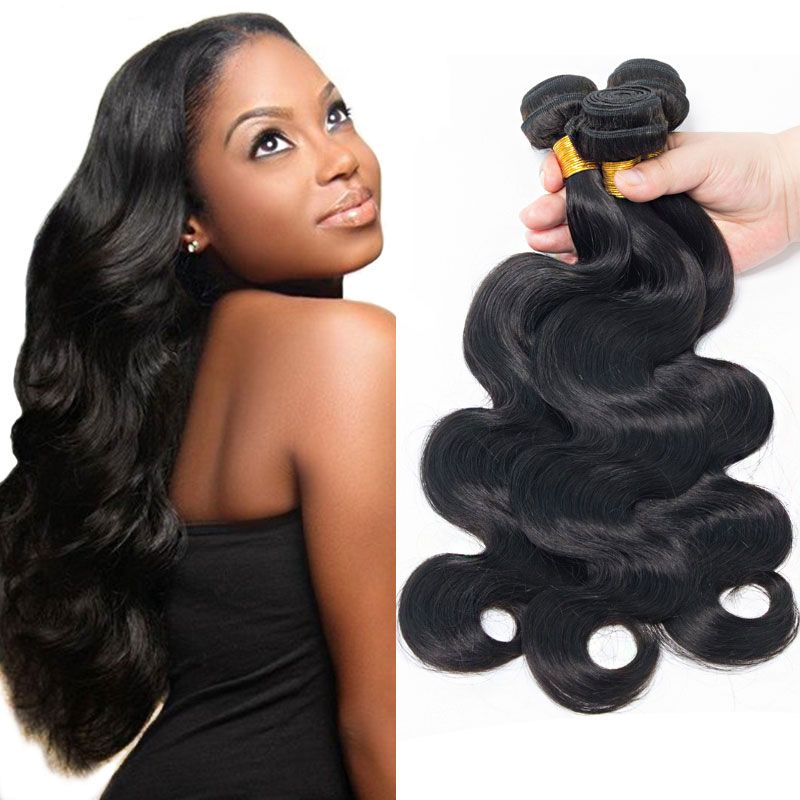 Body Wave Hum Hair Bundles 14 16 18 Inch Wet And Wave Weave