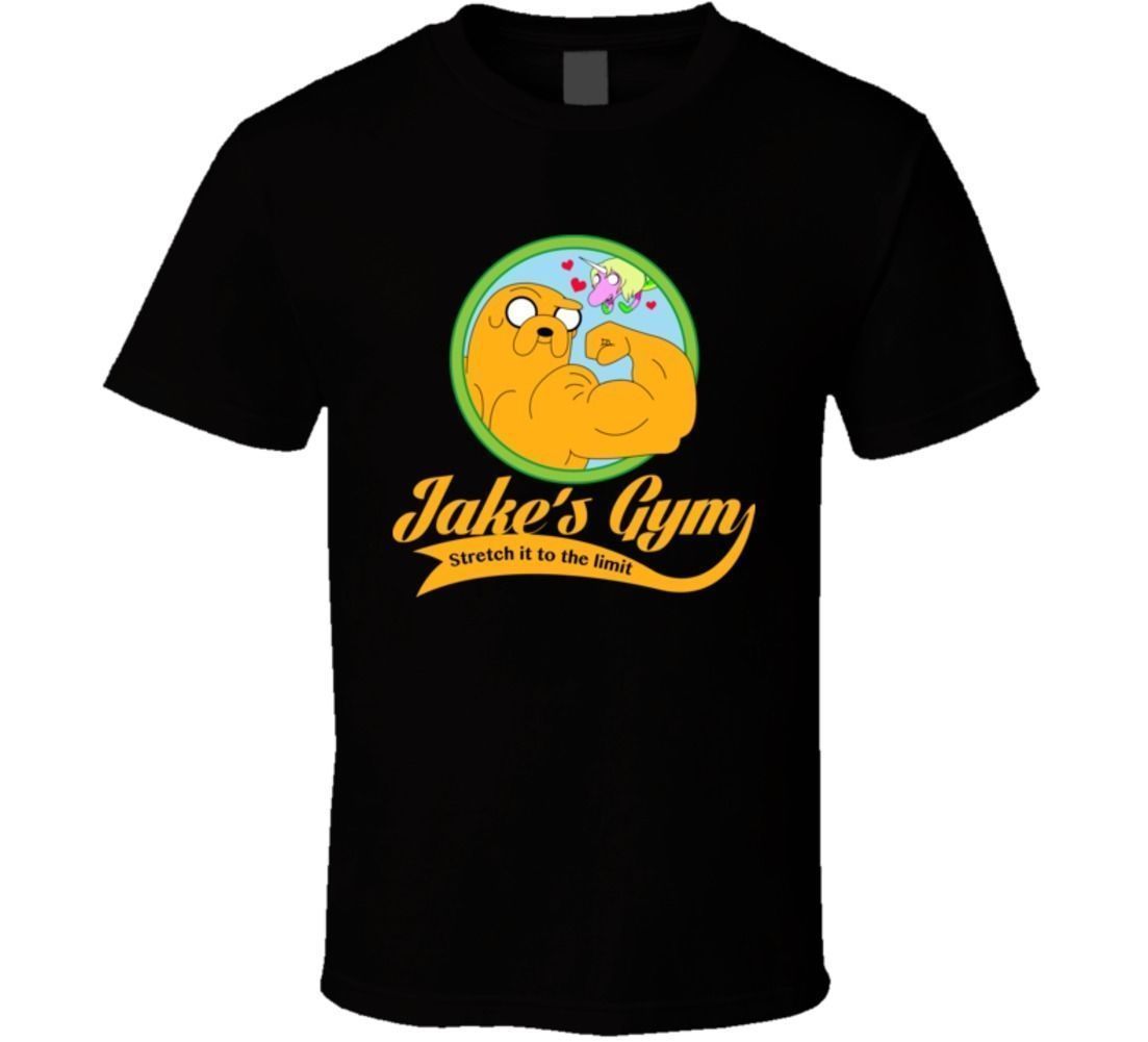 Jake's gym t-shirt adventure time tee jake and finn Jake's gym t-shirt adventure time tee jake and finn