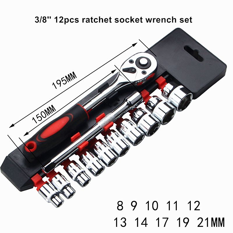 12pc 0.375inch combo