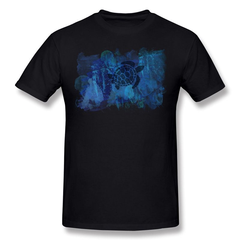 Compra Nueva Marca Para Hombre Por Ciento De Algodón, Camiseta De Tortuga  Marina Para Hombre O Cuello Azul Marino Camisetas De Manga Corta Tallas  Grandes Camiseta Casual Barato | Entrega Rápida Y