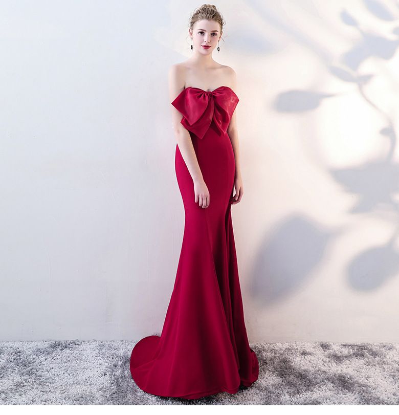 bustier evening dress