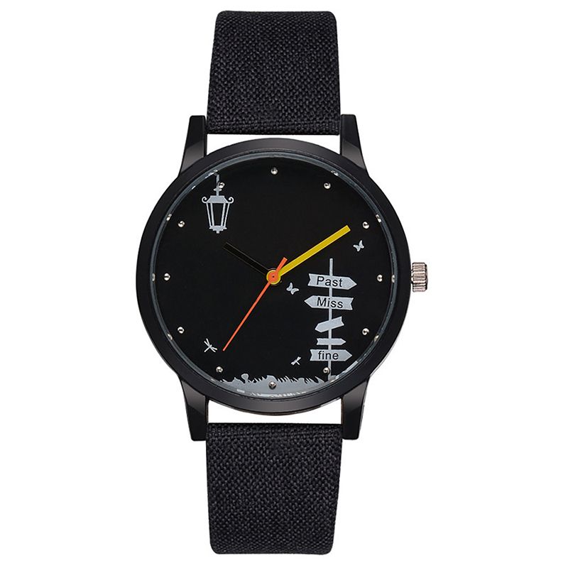 Simple Stylish Mens Watch Luxury Guidepost Brand Black Watches Pu Leather Male Quartz Wristwatches Clock Gifts Relogio Masculino Gold Watch Cool Watches From I Fashionwatch 2 28 Dhgate Com