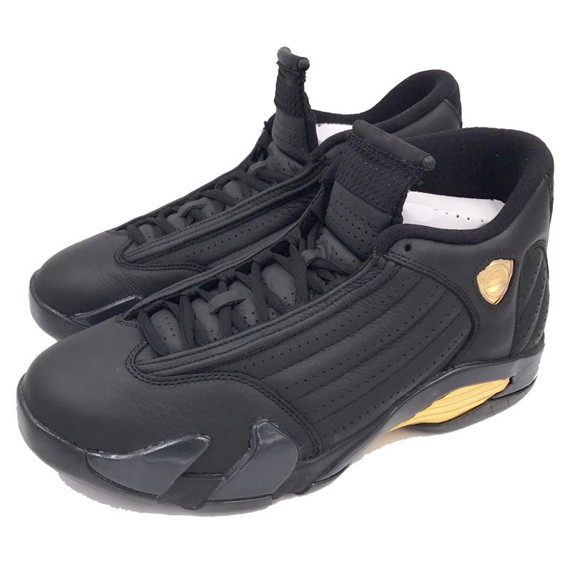 black and gold 14s