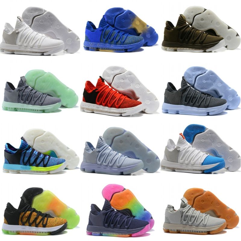 Best Zoom KD 10 Mens Professional Basketball Shoes Kevin Durant 10s  Knitting Anniversary University Sneakers US 7 12 From Outdoor168, $ |  