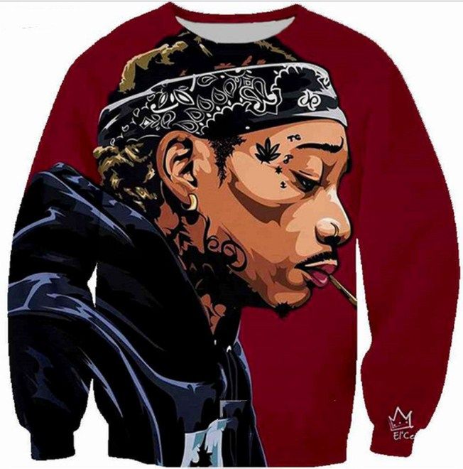 أزياء المرأة الجديدة رجال بارد مغني الراب دريك Harauku نمط مضحك 3d مطبوعة Crewneck بلوزات هوديس K145 2021 من Zch9988 99 89ر س موبايل Dhgate
