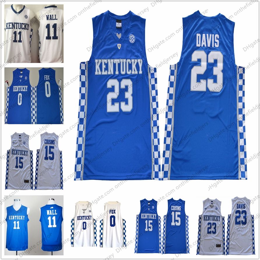 anthony davis kentucky jersey for sale