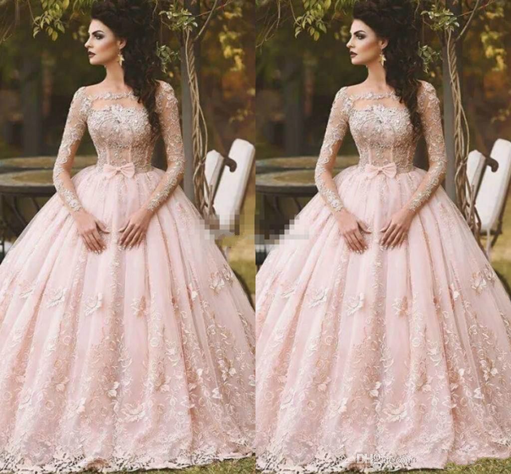 Ball Gown Prom Dresses Sheer 