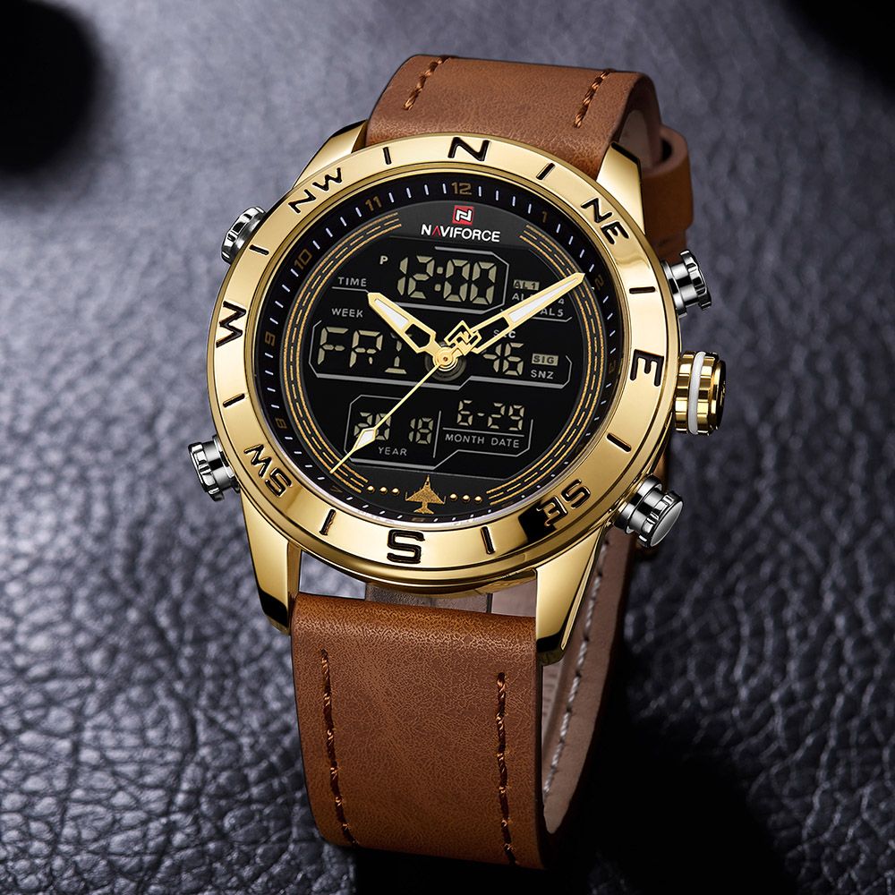 cheap leather watches for men
