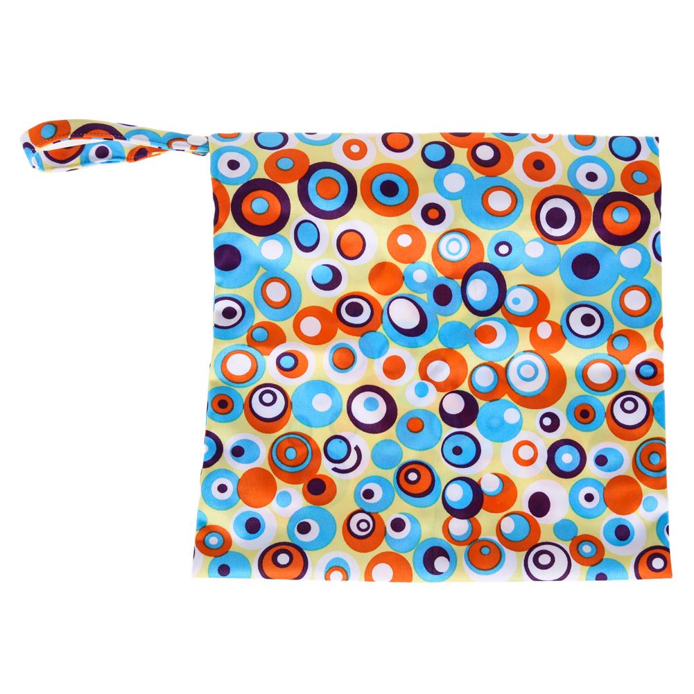Baby Waterproof Zipper Bag Washable Reusable Baby Cloth Diaper Bag