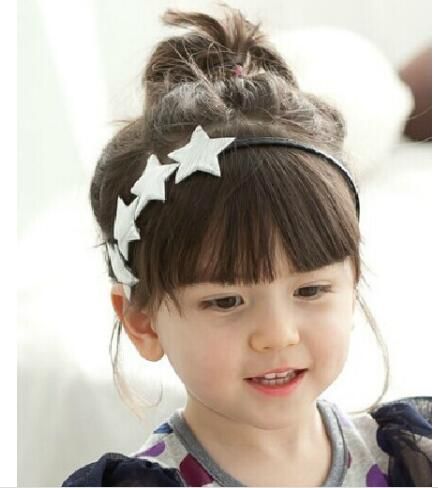 2020 New Baby Girl Glitter Star Headband Korean Hair Head Bands