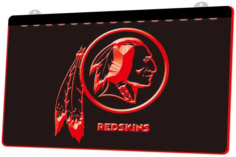 Compre Ls857 R Washington Redskins Bar Pub 3d Led Luz De Neon