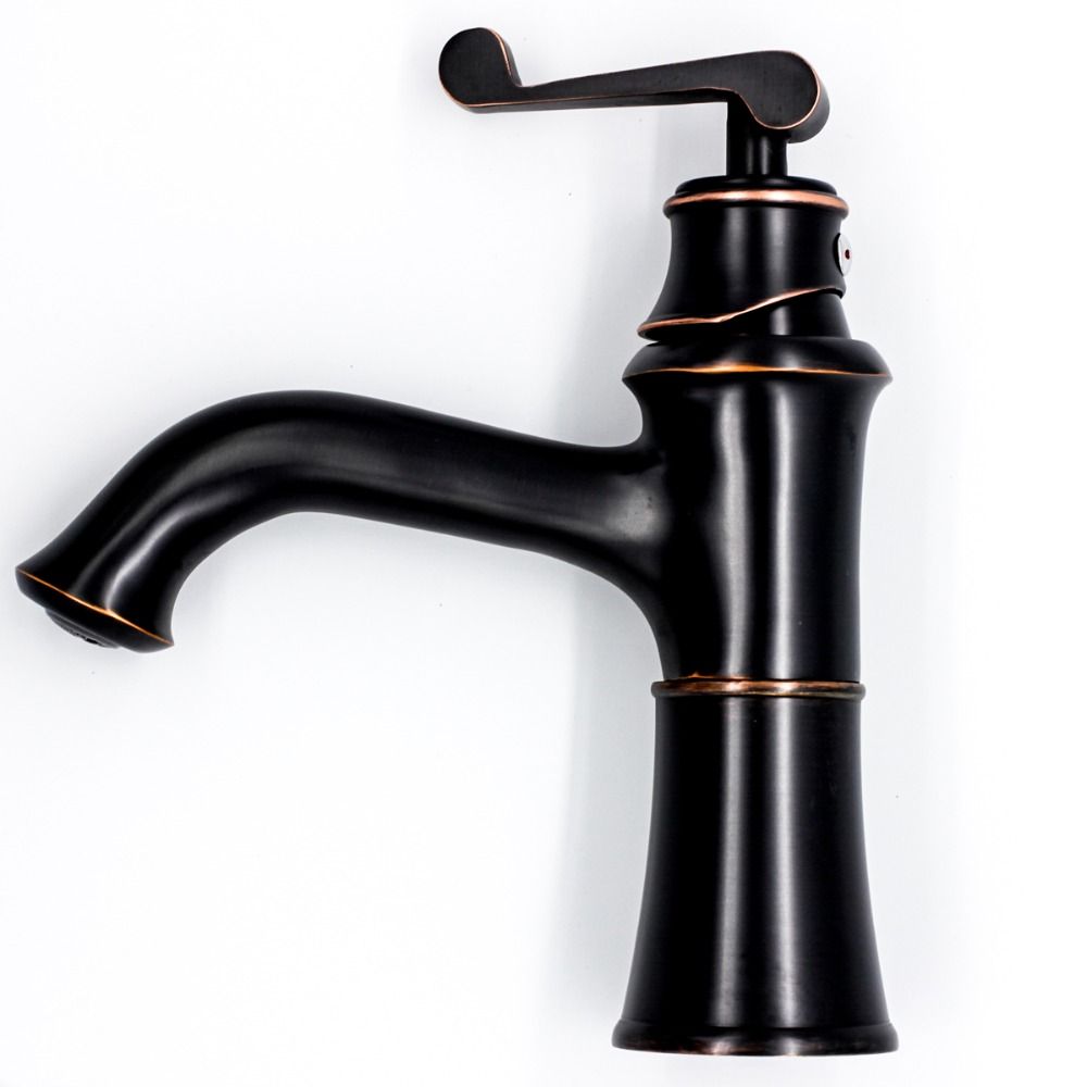 2020 New Arrival Classical Black Music Note Brass Basin Faucet
