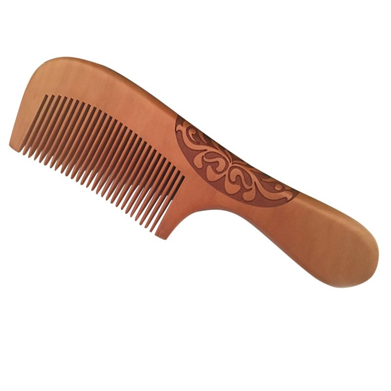 Handmade Natural Ox Horn Pear Wood Comb Wooden Handle Combs Hair Style handmade-natural-ox-horn-pear-wood-comb-wooden-handle-combs-hair-style