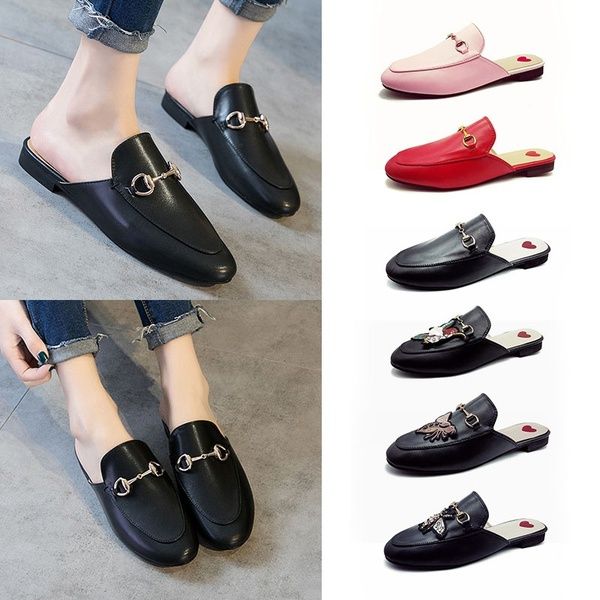 ladies backless mules