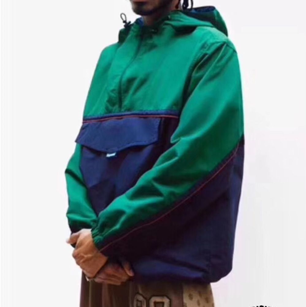 half zip anorak jacket