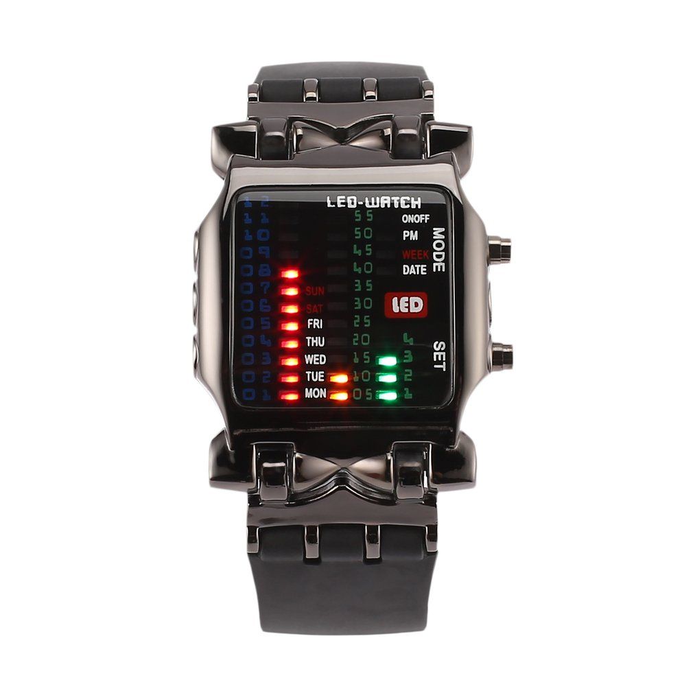 digital watch rubber band