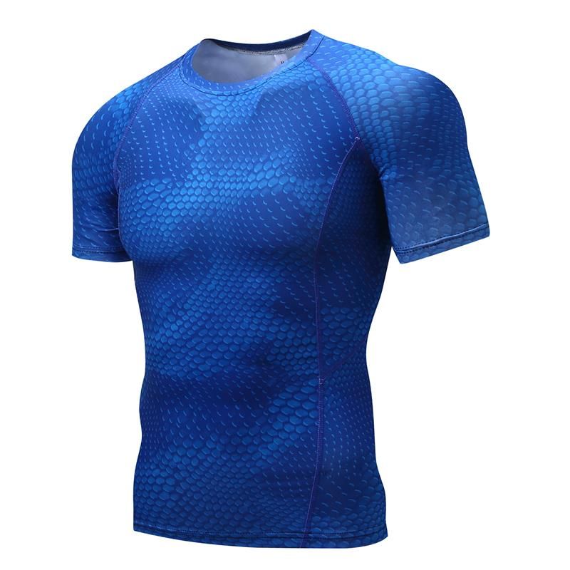 camisetas crossfit hombre azul