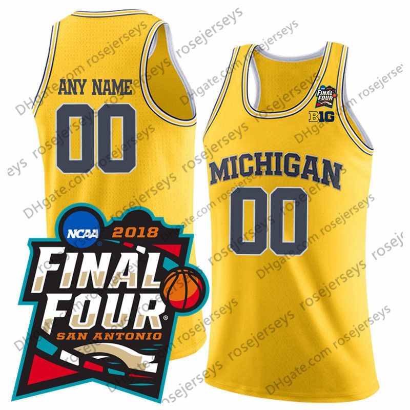 Amarelo com 2018 Final Four Patch