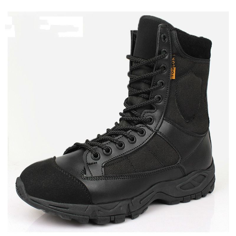 Groothandel Beste KwaliteitBRAND Man Leger Militaire Laarzen Lederen Zwart  Lace Up Combat Woestijn Enkel Boot Heren Tactische Werk Winter Schoenen  Mannen En Laarzen |DHgate