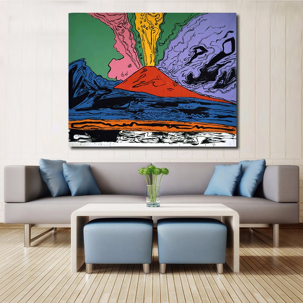 2019 Home Decor Oil Canvas Painting Vesuvius Wall Pictures For Living Room Paintings On Canvas No Frame From Framedpainting 22 96 Dhgate Com